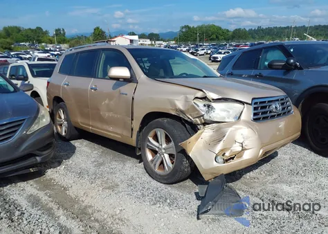 2008 Toyota Highlander Limited from USA, damaged, VIN JTEES42A382089720